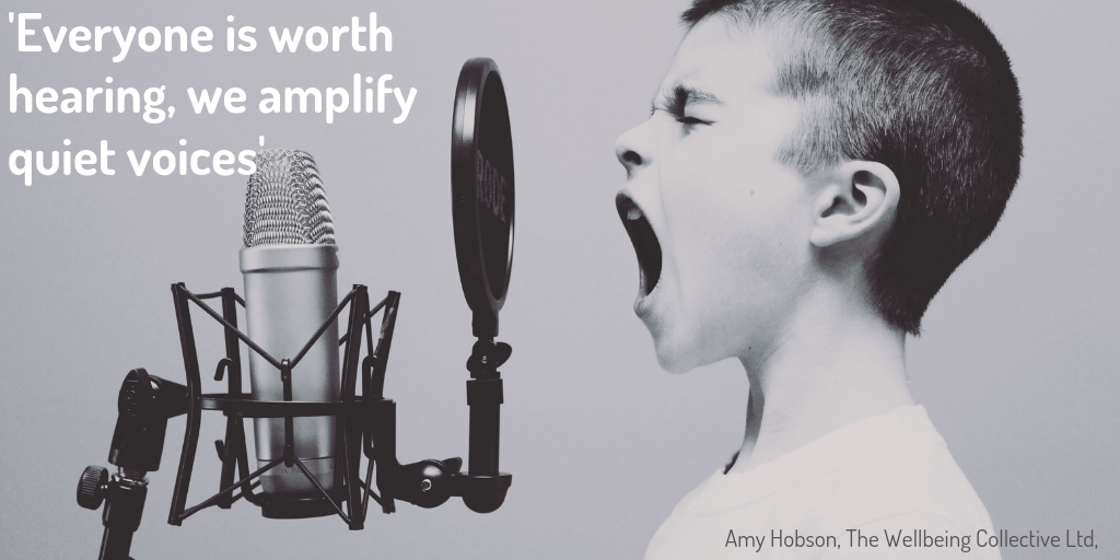 'Everyone is worth hearing, we amplify quiet voices' Twitter